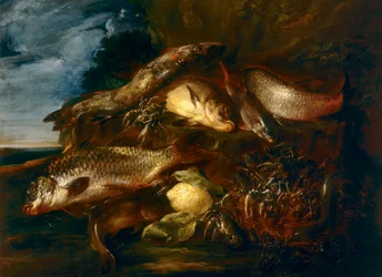 Natura morta con pesci